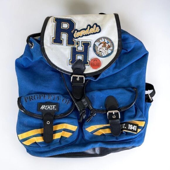 Riverdale Bag Backpack Archie Unisex Blue High School Jughead Rucksack Exclusive - Picture 2 of 12